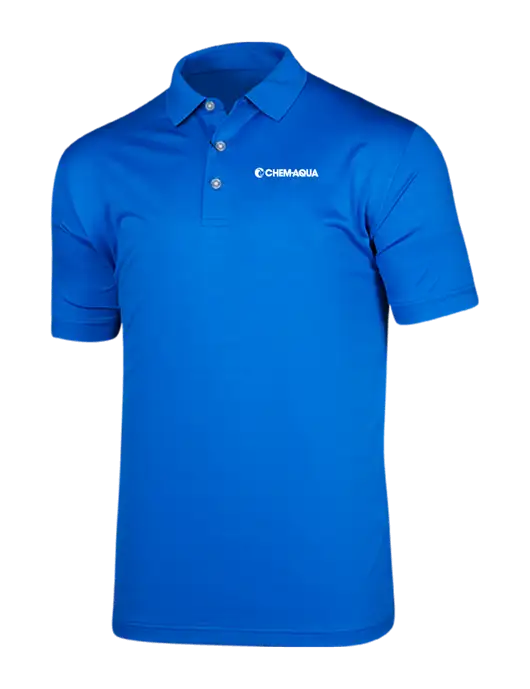 Callaway Vibrant Royal Blue Ventilated Polo w/Chem-Aqua Logo