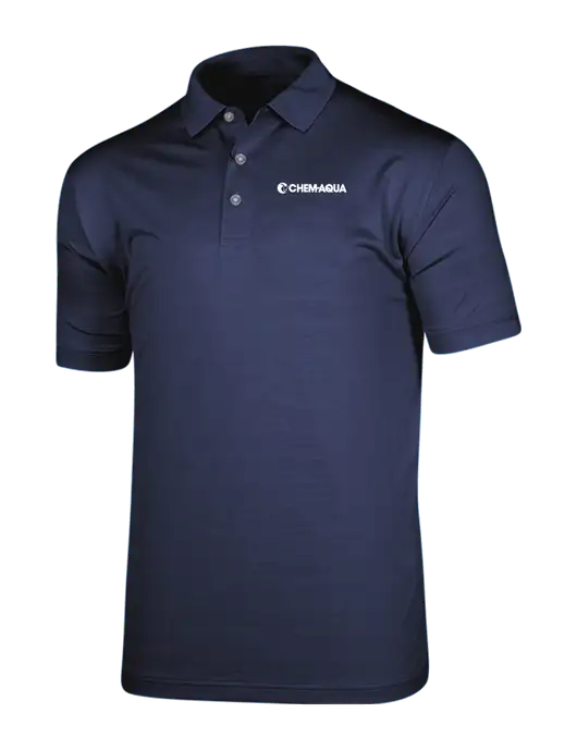 Callaway Vibrant Navy Ventilated Polo w/Chem-Aqua Logo