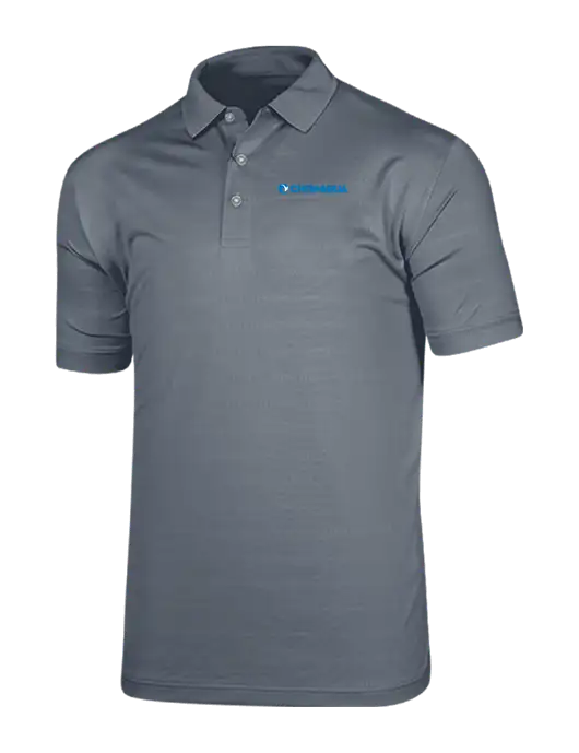 Callaway Vibrant Light Grey Ventilated Polo w/Chem-Aqua Logo