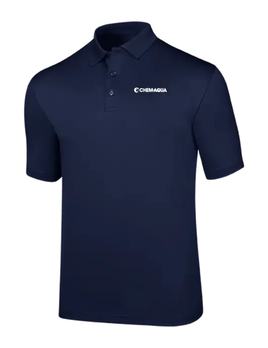 Callaway Opti-Dri Navy Chev Polo w/Chem-Aqua Logo