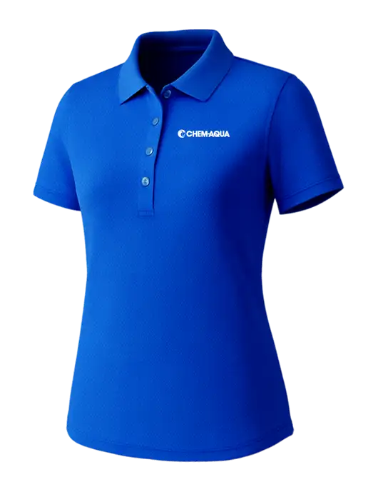 Callaway Womens Core Royal Performance Polo w/Chem-Aqua Logo