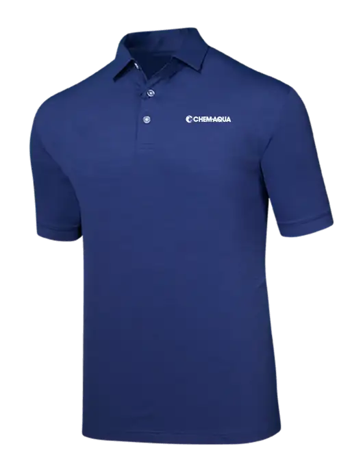 Callaway Navy Fashion Tonal Polo w/Chem-Aqua Logo