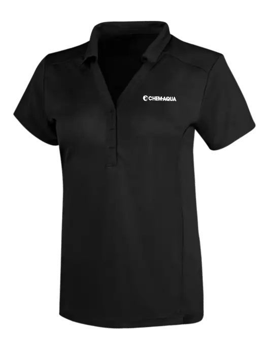 OGIO Blacktop Womens Framework Polo w/Chem-Aqua Logo