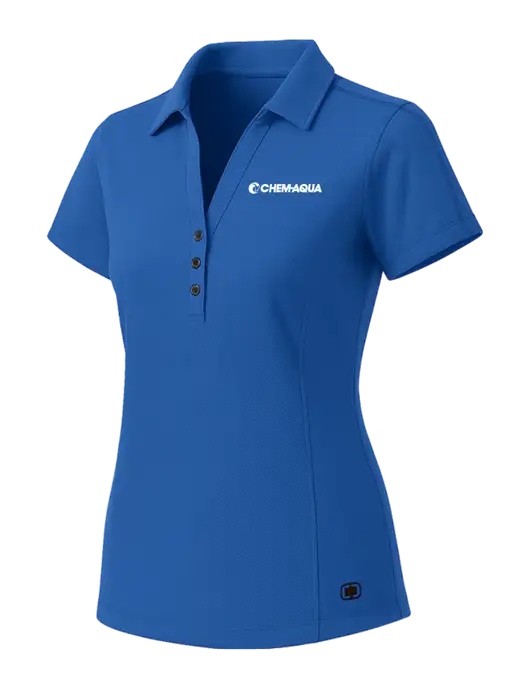 OGIO Womens Royal Blue ONYX Polo w/Chem-Aqua Logo
