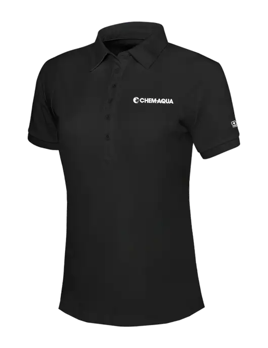 OGIO Womens Blacktop Jewel Polo w/Chem-Aqua Logo