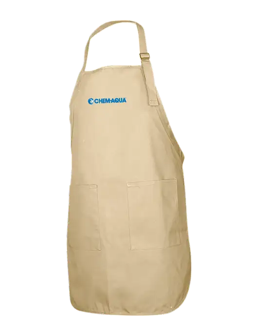 Full-Length Stone Apron With Pockets w/Chem-Aqua Logo