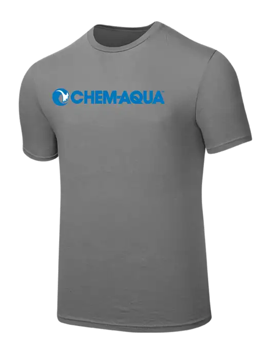 Seriously Soft Medium Grey T-Shirt w/Chem-Aqua Logo