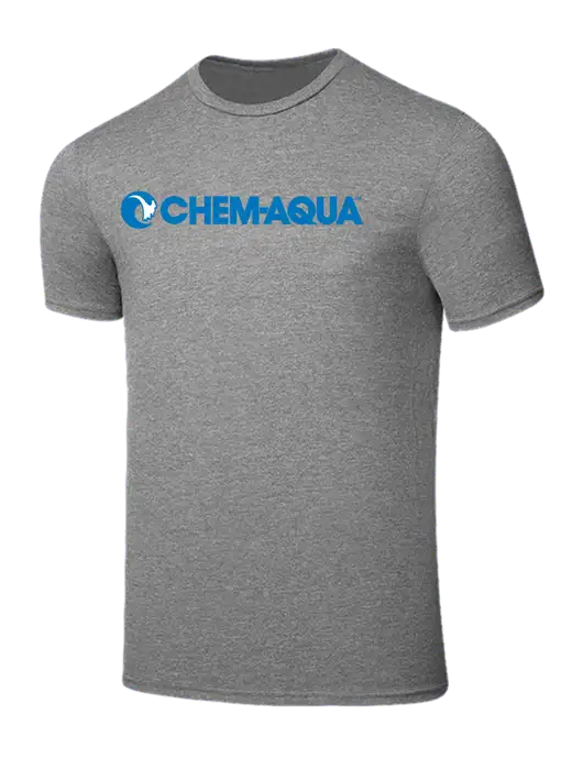Seriously Soft Grey Frost T-Shirt w/Chem-Aqua Logo
