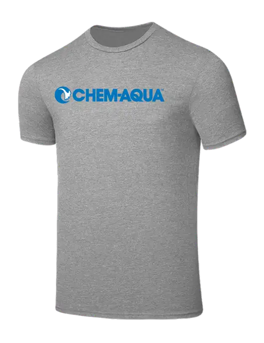 Seriously Soft Light Heather Grey T-Shirt w/Chem-Aqua Logo