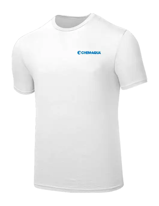 Seriously Soft White T-Shirt w/Chem-Aqua Logo