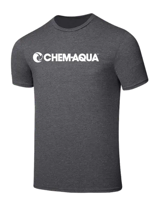 Seriously Soft Heathered Charcoal T-Shirt w/Chem-Aqua Logo