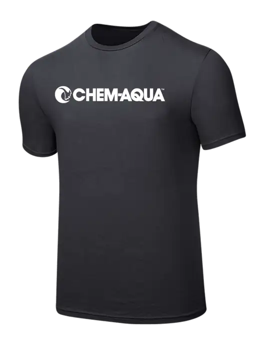 Seriously Soft Charcoal T-Shirt w/Chem-Aqua Logo