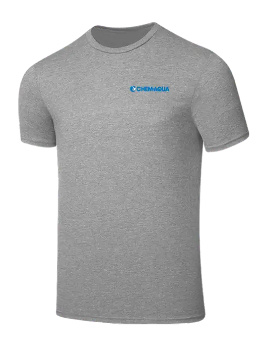 Seriously Soft Light Heather Grey T-Shirt w/Chem-Aqua Logo