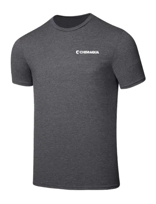 Seriously Soft Heathered Charcoal T-Shirt w/Chem-Aqua Logo