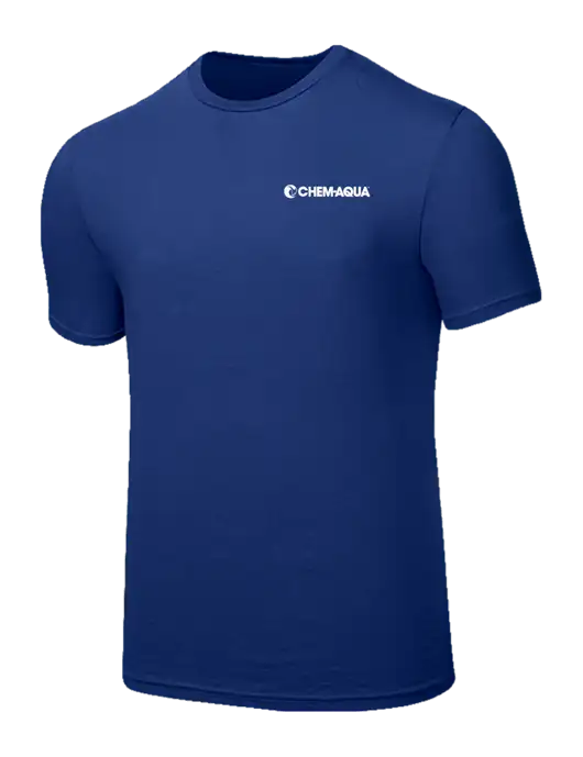 Seriously Soft Dark Royal T-Shirt w/Chem-Aqua Logo