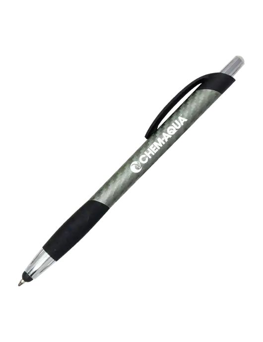 Sunray Gunmetal Stylus Pen w/Chem-Aqua Logo