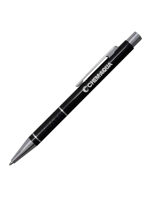 St George Black Pen - Blue Ink w/Chem-Aqua Logo