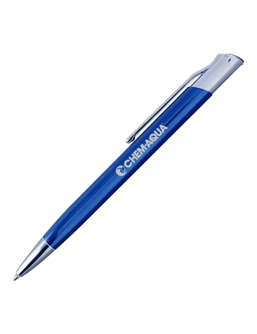 San Malo Slate Pen - Black Ink w/Chem-Aqua Logo