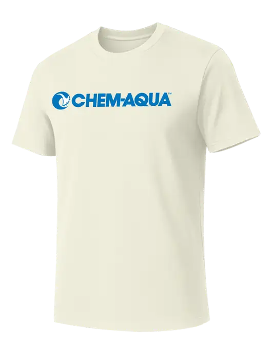 Allmade White Sand Organic Cotton Tee w/Chem-Aqua Logo