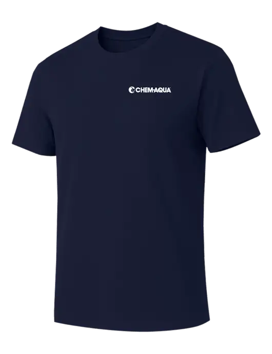 Allmade Dark Navy Organic Cotton Tee w/Chem-Aqua Logo