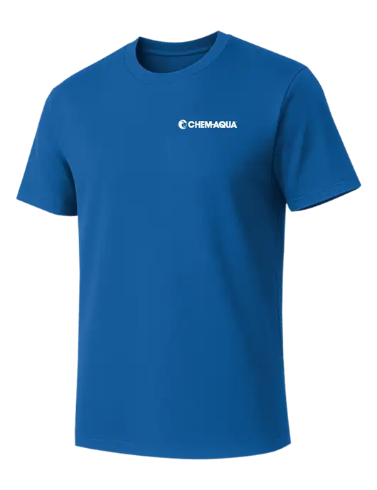 Allmade Royal Blue Organic Cotton Tee w/Chem-Aqua Logo