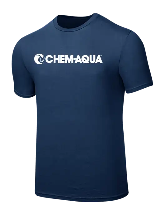 Seriously Soft Deep Slate Blue T-Shirt w/Chem-Aqua Logo