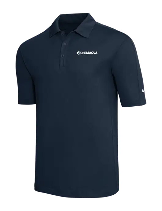 Nike Navy Tech Sport Dri-FIT Polo w/Chem-Aqua Logo