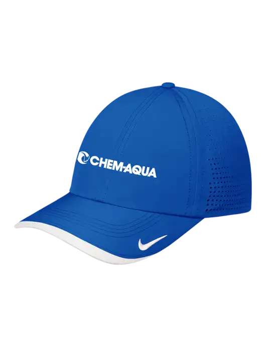 Nike Royal/White Dri-FIT Perforated Performance Cap w/Chem-Aqua Logo