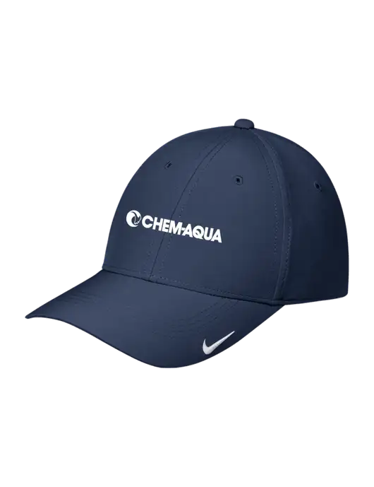 Nike Navy Dri-FIT Legacy Cap w/Chem-Aqua Logo