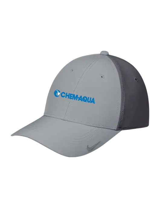 Nike Light Grey/Dark Grey Dri-FIT Legacy Cap w/Chem-Aqua Logo