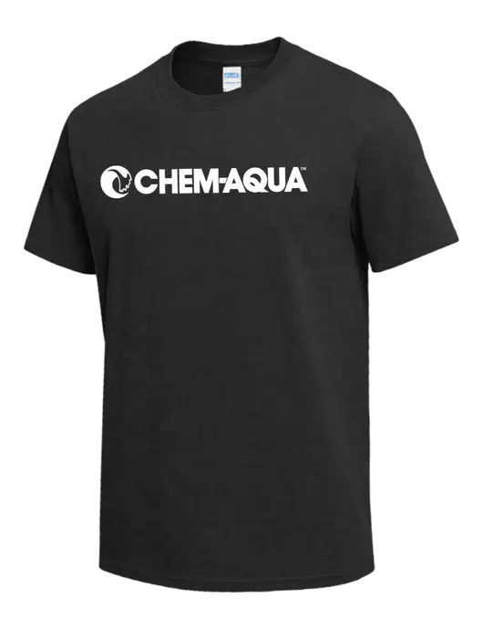 Dark Grey Heather Heavyweight 6.1 oz T-Shirt w/Chem-Aqua Logo