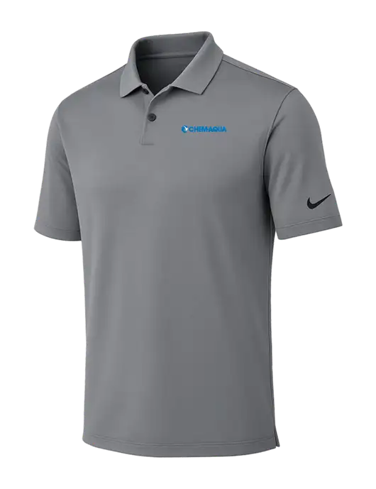 Nike Medium Grey Dri-FIT Vapor Polo w/Chem-Aqua Logo