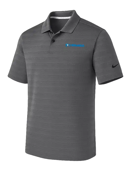 Nike Dark Medium Grey Dri-FIT Vapor Jacquard Polo w/Chem-Aqua Logo