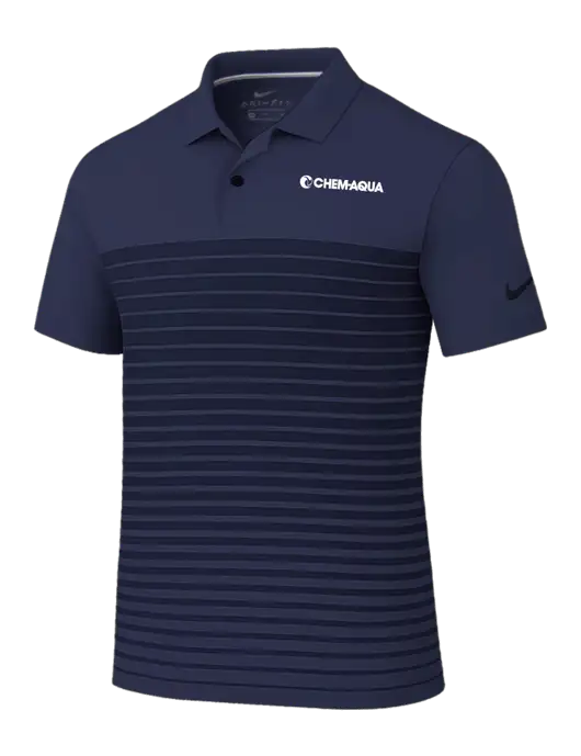 Nike Navy Dri-FIT Vapor Block Polo w/Chem-Aqua Logo