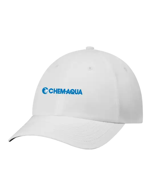 Richardson Relaxed Performance Lite White Cap w/Chem-Aqua Logo