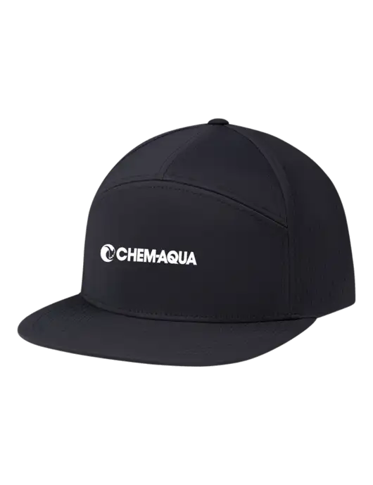 Richardson Black Cannon Cap w/Chem-Aqua Logo