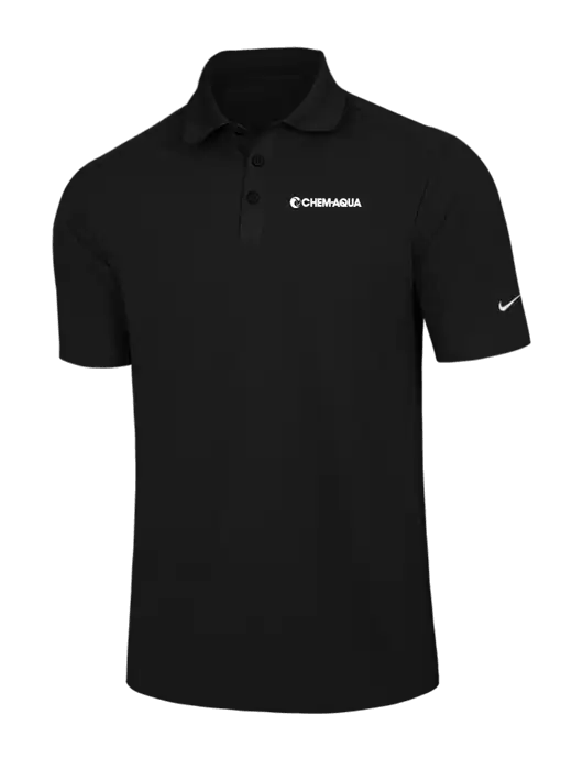 Nike Black Dri-FIT Classic Polo w/Chem-Aqua Logo